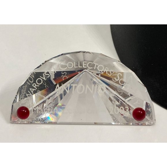 Swarovski Antonio Society Collector Series 2003 Name Plate Display Stand Box - Picture 3 of 14